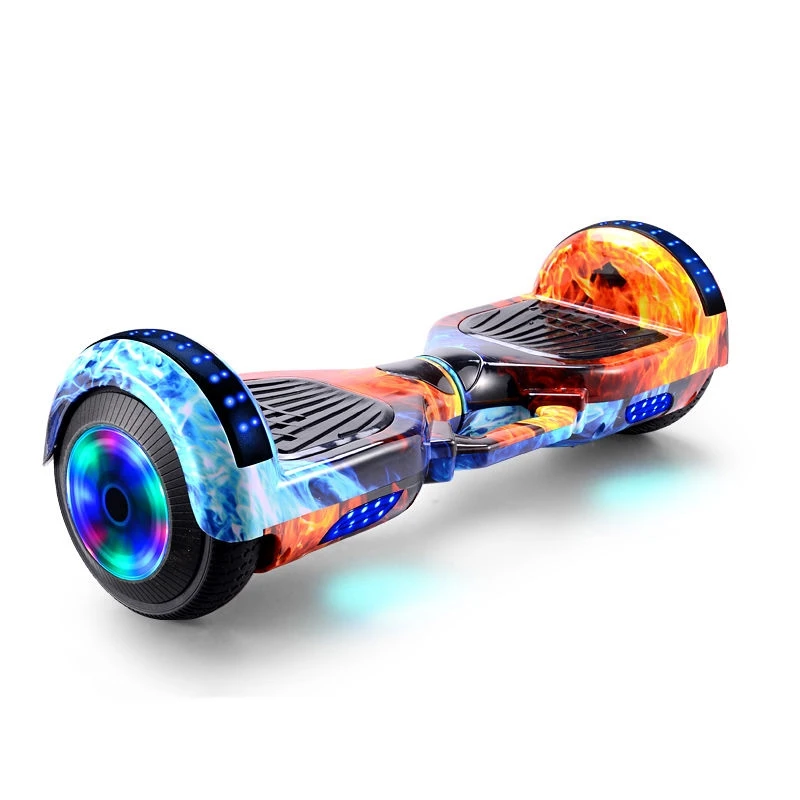 

2021 Cheap Flash Wheel 7 inch Off Road Wheel Auto Balance Car Hover Board Self-balancing Electric Hoverboards with Music