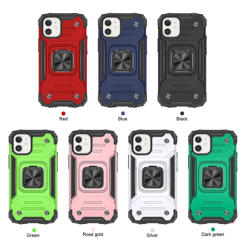 

Saiboro New Arrivals Anti-Shock Protective Case for iPhone 6 7 8 SE X Xr Xs Max Kickstand Mobile Phone Case for iPhone 11 12, Multiple colors