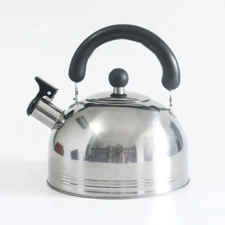 

Household used drinkware hot water stainless steel kettle with handle, Silver
