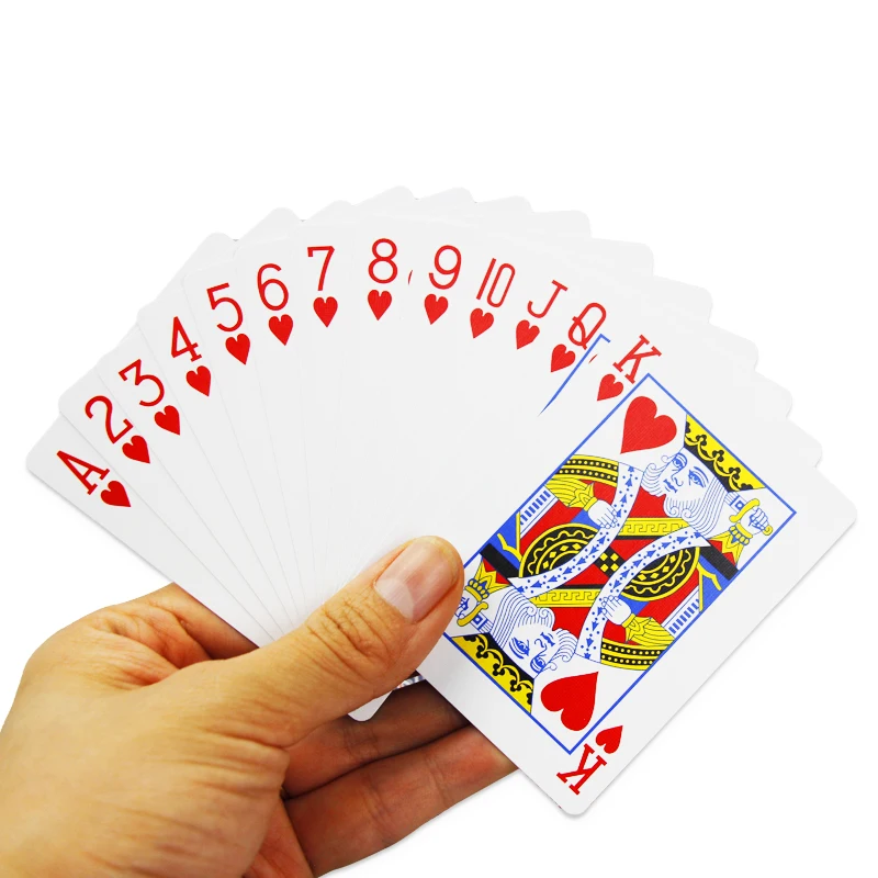 

Custom Top quality paper playing cards poker cards plastic professional poker playing cards, Cmyk 4c printing and oem