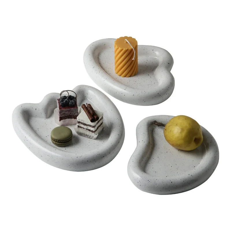 

Solhui Lovely Porcelain Dessert Tray Cake Salad Fruit Plate Tableware Decoration