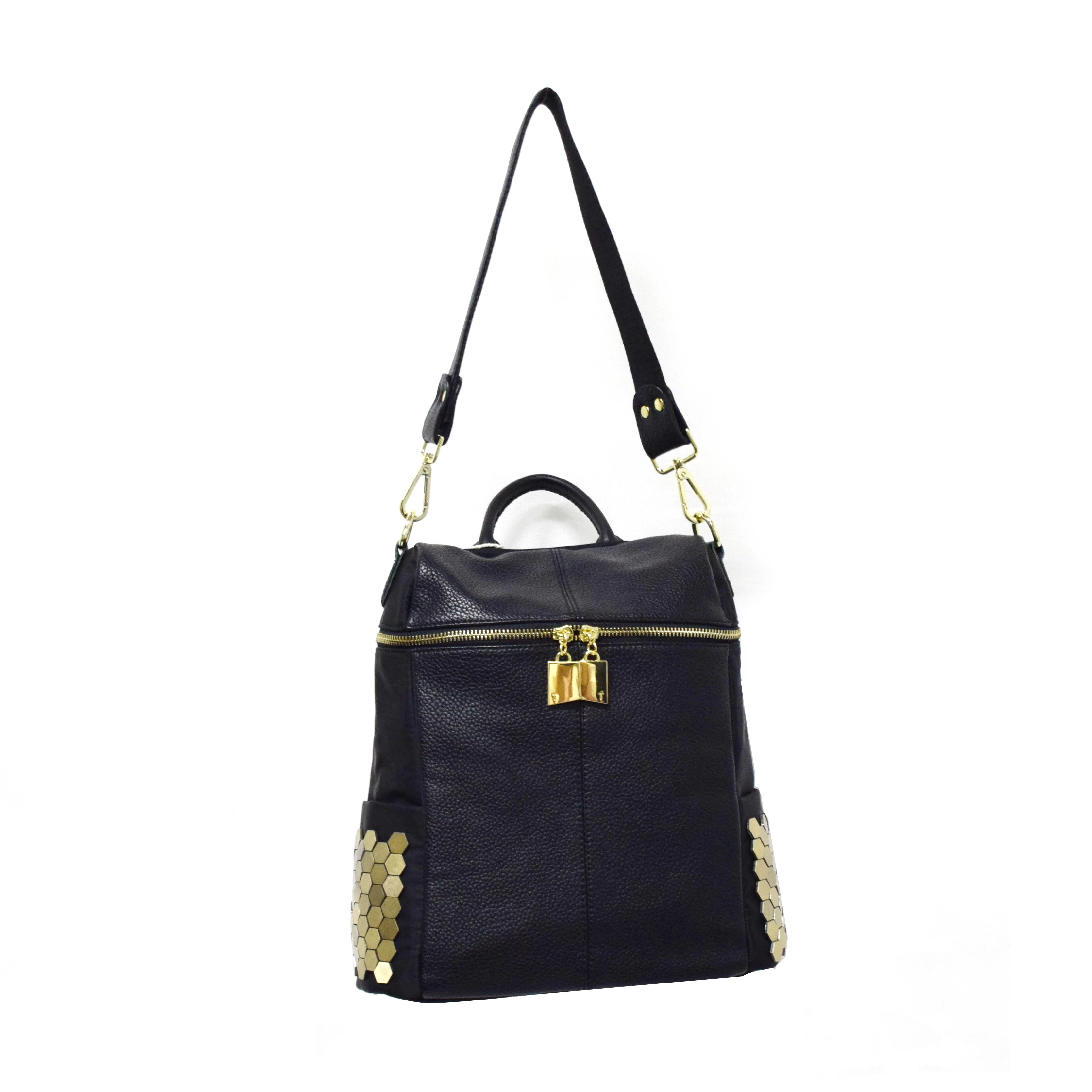 

Girls Fashion Waterproof Zipper Sequins Backpack For Mothers