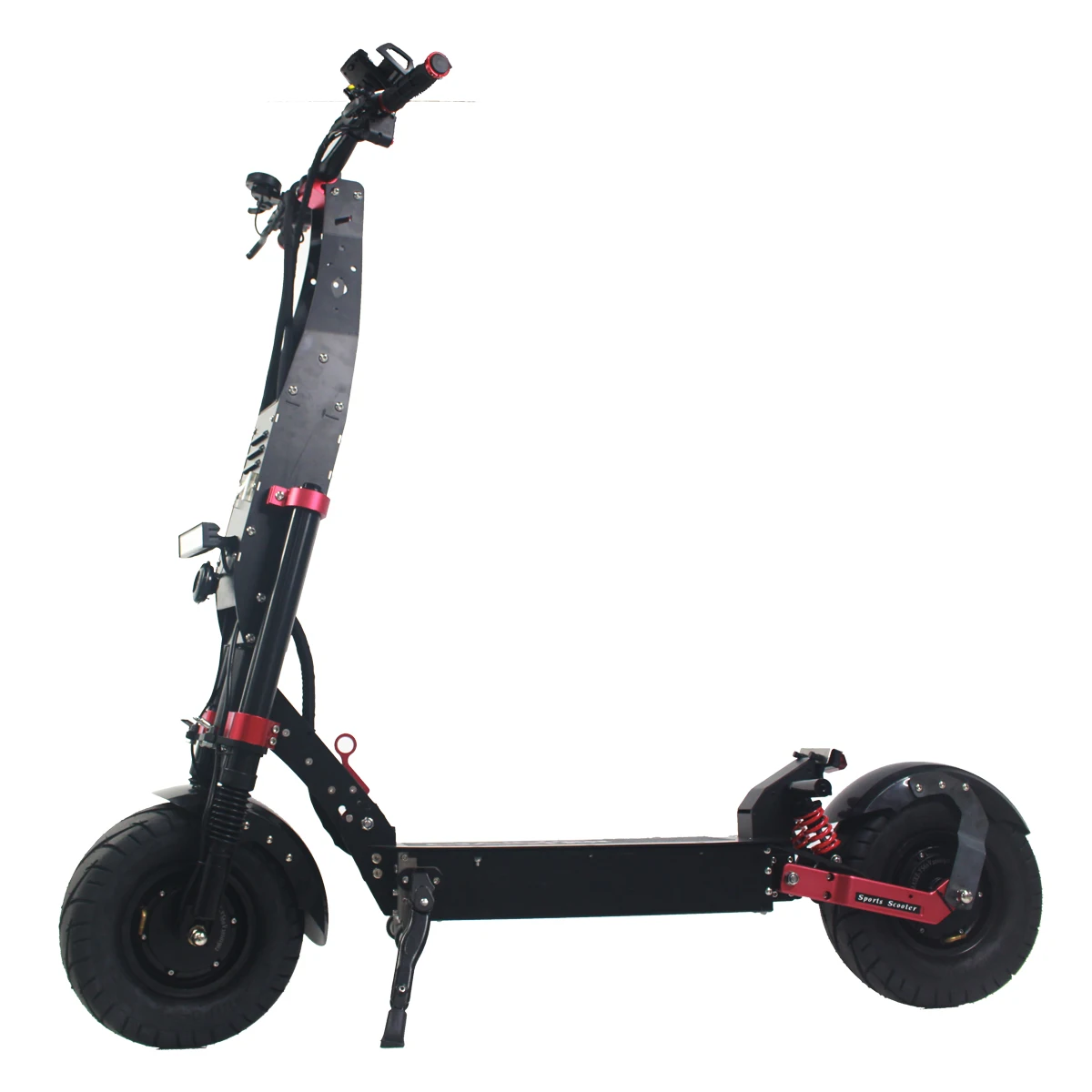 

Factory Supply Maike mk9x 60v 7200w powerful dual motor 13 inch big wheel off road folding electric scooter citycoco