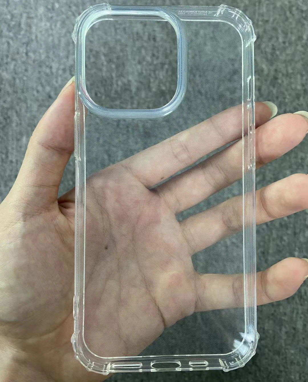 

Four corner anti drop transparent TPU phone case for iPhone 13 case