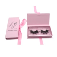 

H402 Private 3d Korean Silk Eyelashes Excellent Sale Faux Mink Lashes 3 pair eyelash box empty eyelash boxes custom logo boxes