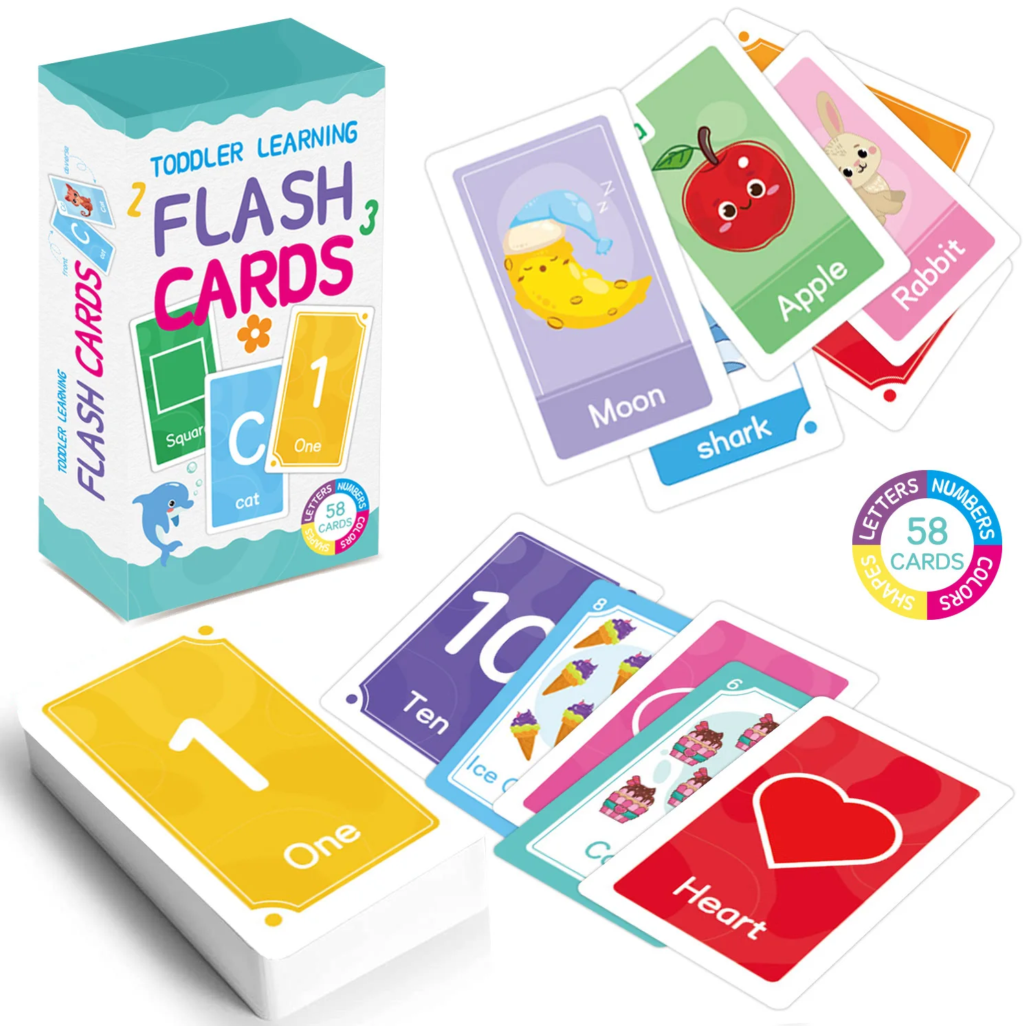 

Make Printing Children Kids Study Learning Word Educational Flash Card cognitive cards Printing for kids educational