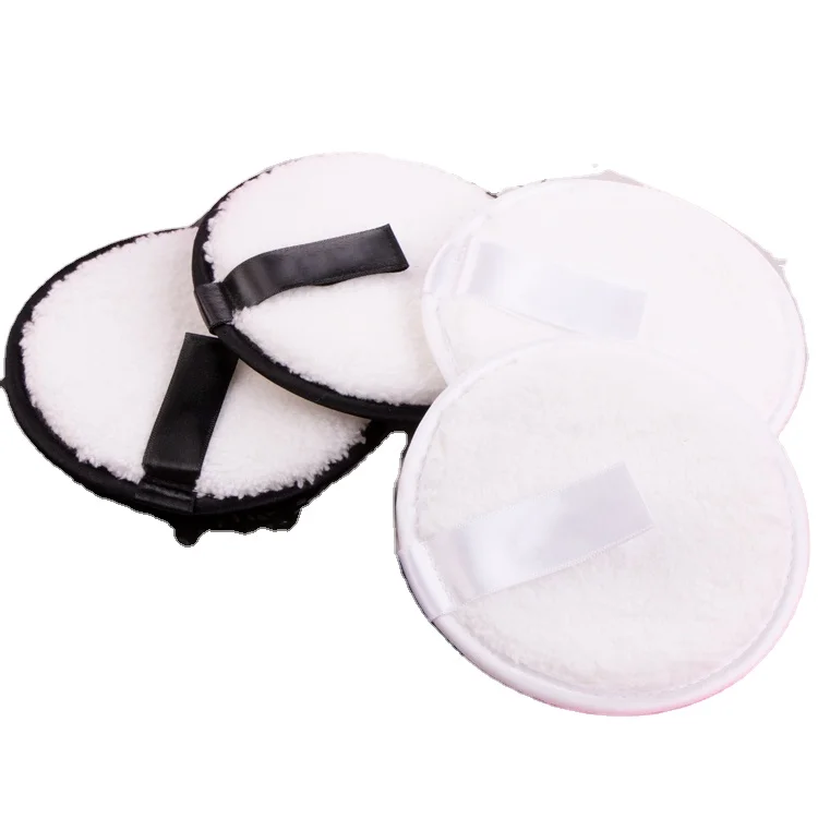

Top Sales Kits Amazon Private Label 3 4pcs Reusable Microfiber Face Cleaning Puff Make up Remover Pads Sets With Package, As pictured or customized