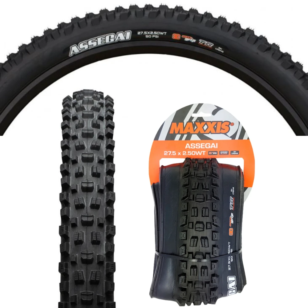 

MAXXIS Assegai 27.5x2.5 29x2.5 WT 3C MaxxGrip MaxxTerra EXO TR DH Downhill Foldable MTB Tire Mountain bike folding tire