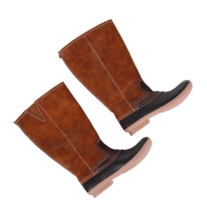 

Hot Sale Waterproof Pu Monogram Tall Rain Boots, Picture