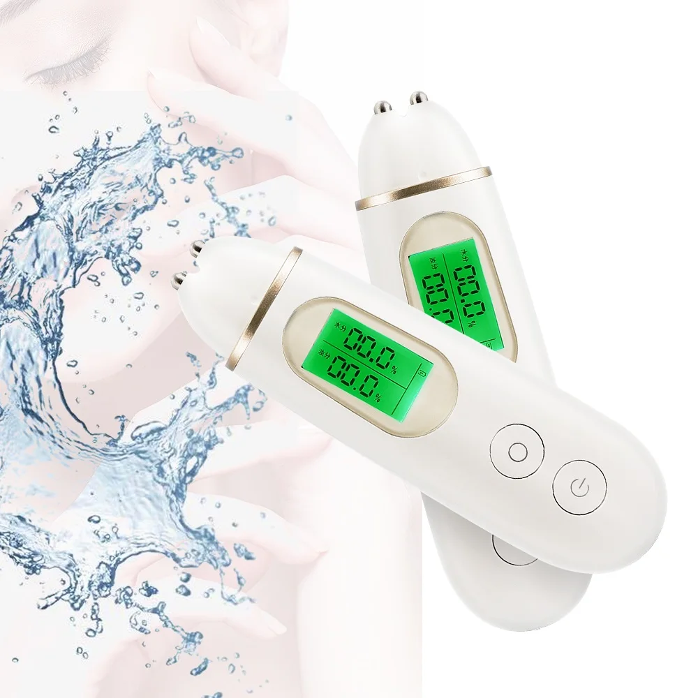 

Digital display tester Moisture Tester healthy skin tester skin analyzer, White