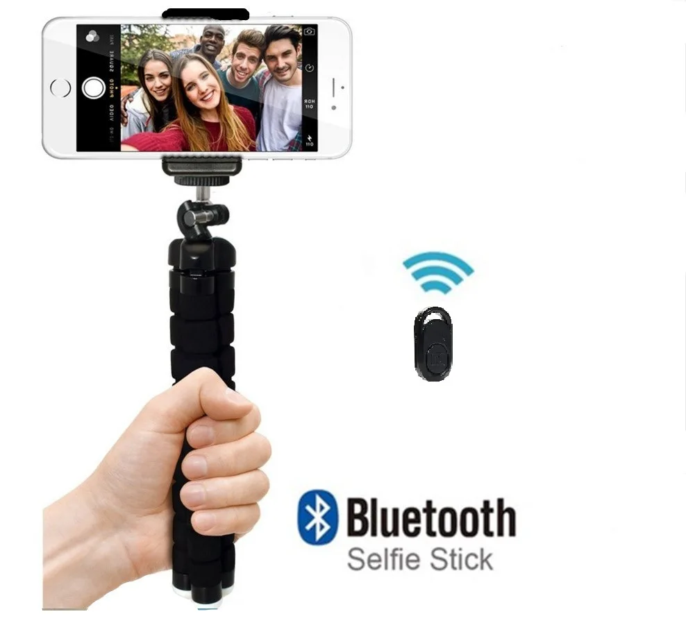 

Wholesale phone mobile tripod stand Includes remote control tripod stand