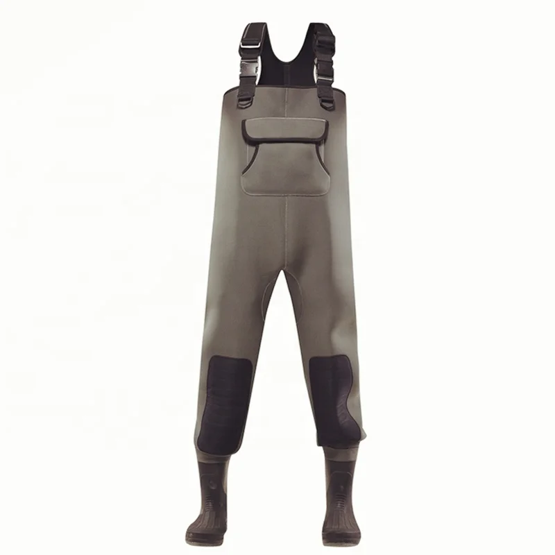 2020 Neoprene Waterproof Breathable Chest Fishing Waders For Sale Camo