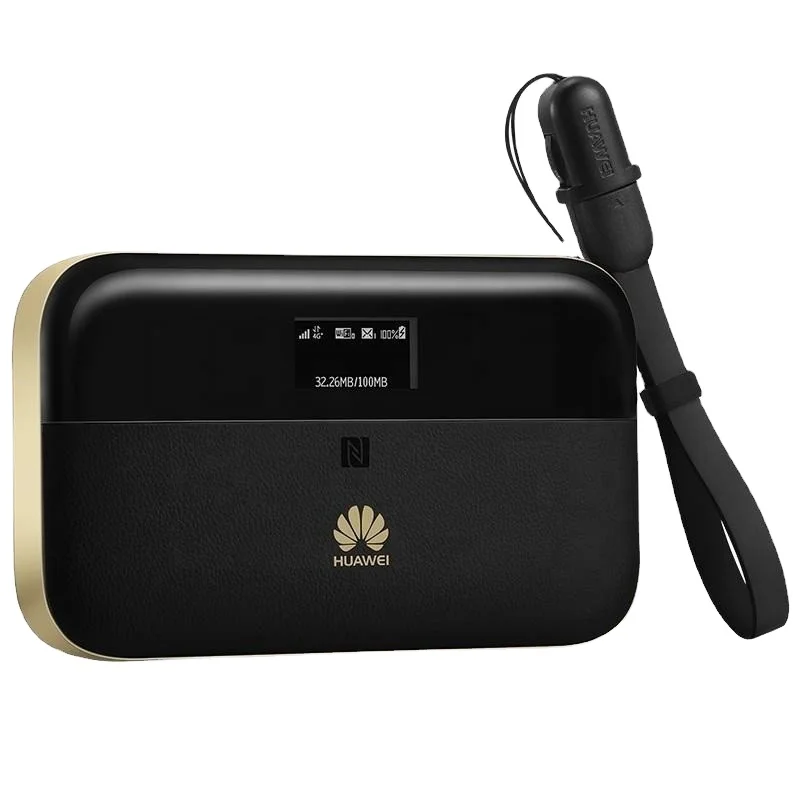 

Original Huawei E5885Ls-93a cat6 WIFI PRO2 with 6400mah Power Bank Battery and One RJ45 LAN Ethernet Port E5885 Router, Black