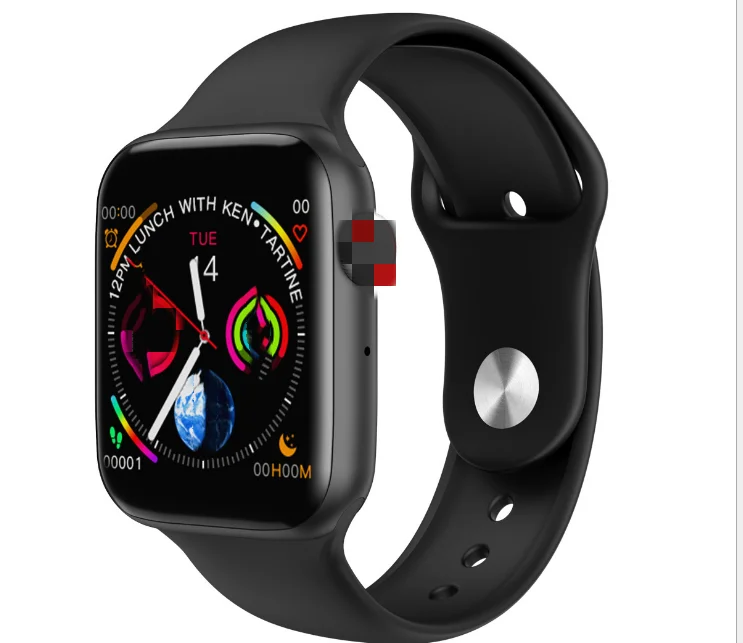 W34 Smart Watch Men Series 4 ECG Heart Rate Fitness Monitor Bluetooth Call Full Touch Screen Watch For Apple Android Phone