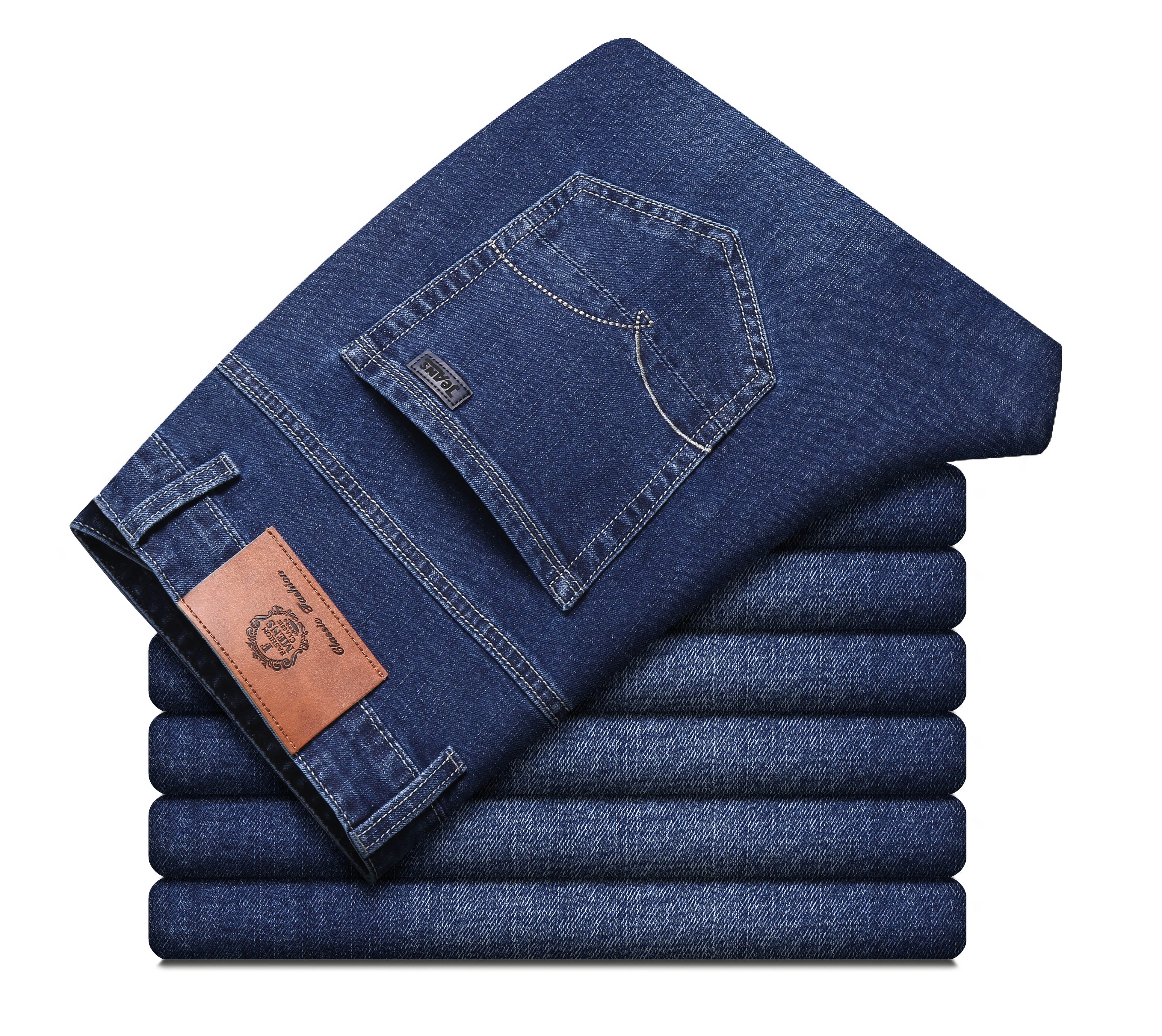 

Wholesale straight casual plus size denim men's jeans