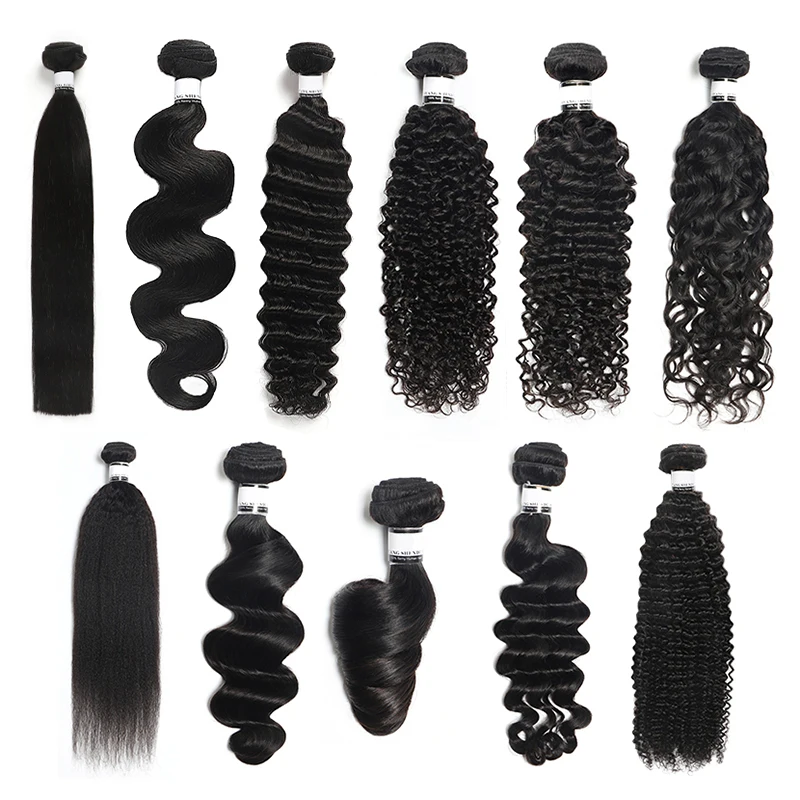 100% Remy Human Hair Extensions Bundles Kinky Curly Body Deep Straight Raw Indian Raw Human Hair Bundles Human Hair Wholesale