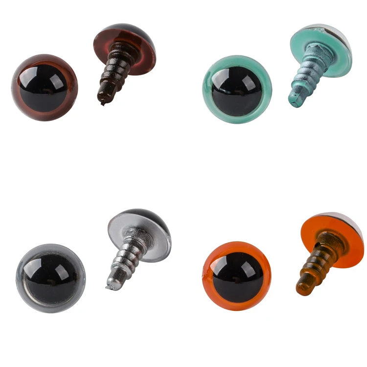 

High Quality 6mm to 58mm Plastic Crystal Multi-color Toy Eyes