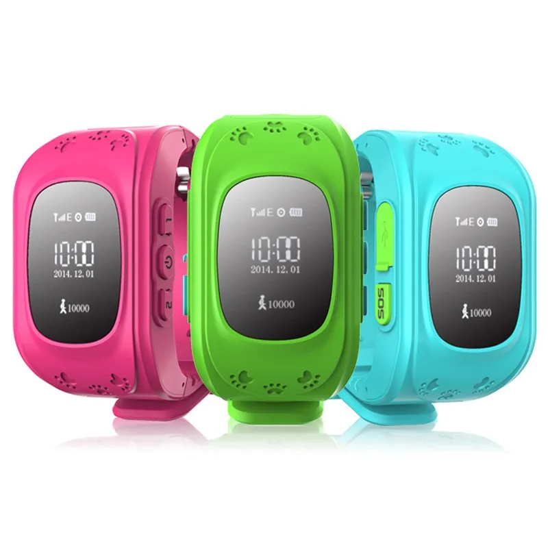 

Anti Lost Q50 Kids Smart Watch Reloj OLED Child GPS Tracker SOS Monitor Positioning Phone GPS Baby Watch for IOS Android, Customized colors
