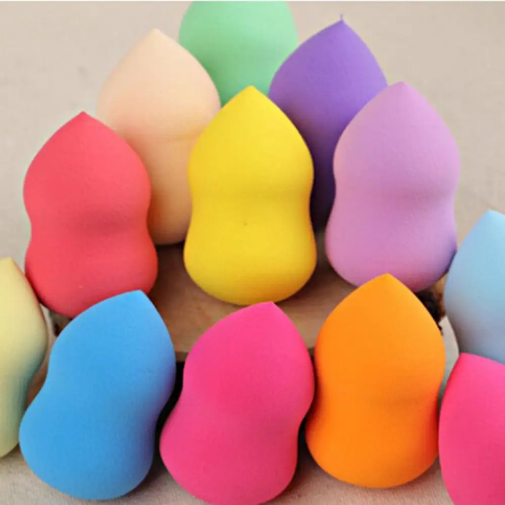 

1PCS Professional Soft Foundation Cosmetic Puff Water Drop Gourd Shape Make Up Sponges Smooth Face Makeup Beauty Tools, Random color