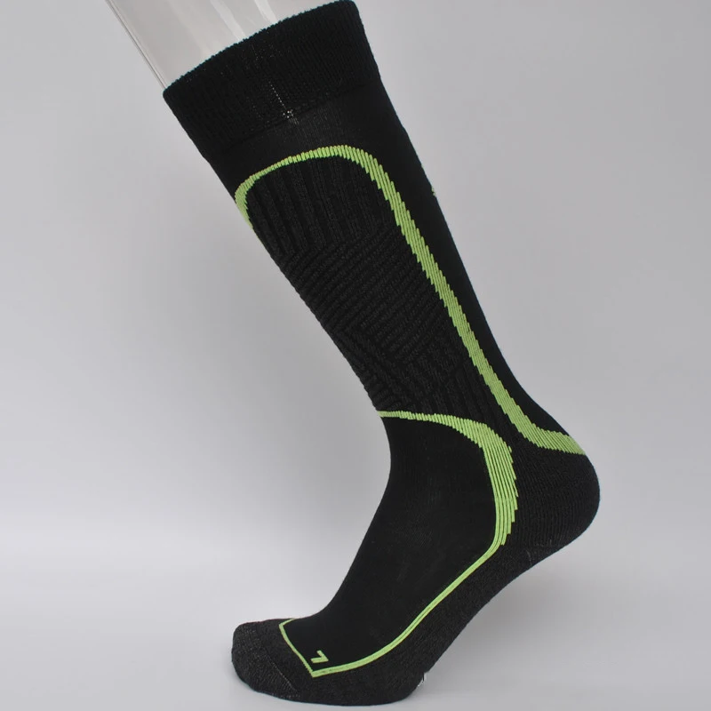 

Black Knee High Thick Cotton Cushioned Equestrian Ski Sports Long Horse Riding Socks