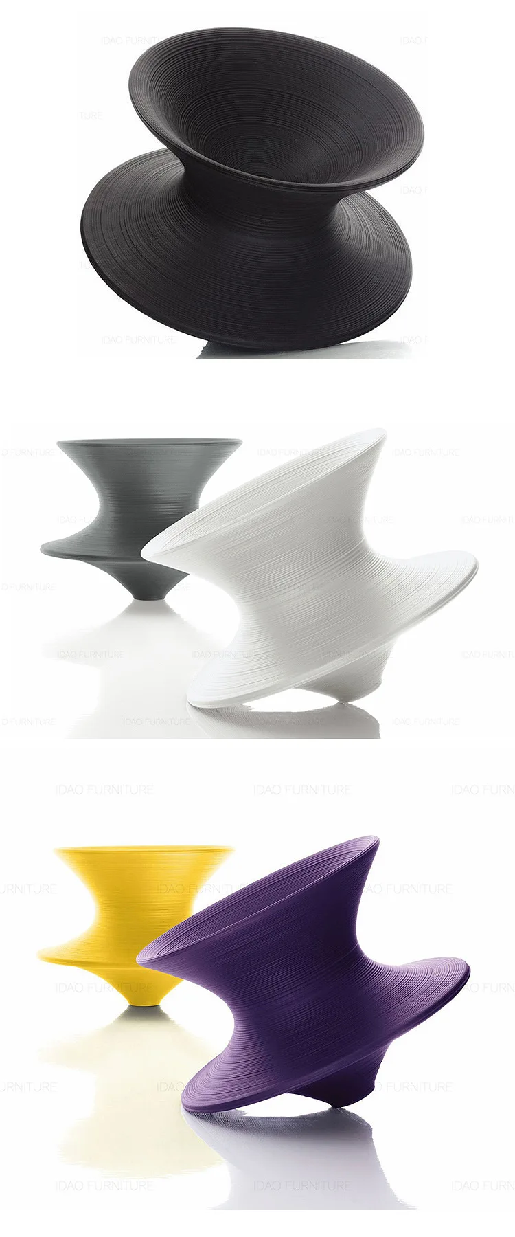 Idao Komfortable Sofa Sitz Praktische Einzigartige Spirale Swivel Stuhl