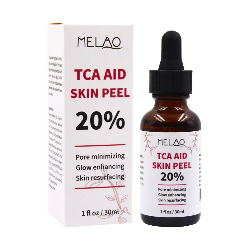 

30ml OEM/ODM TCA acid skin care peel facial serum private label for skincare firming complex anti-aging deep, White liquid