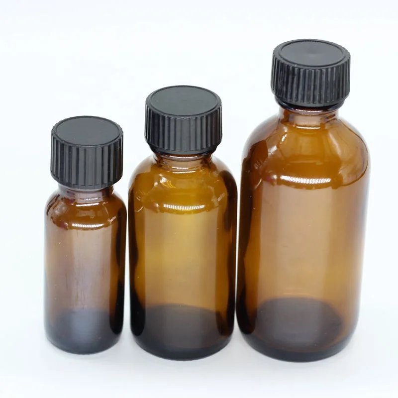 
20-400 Black poly cone/bakelite/phenolic cap fits 1 oz amber boston glass bottle 