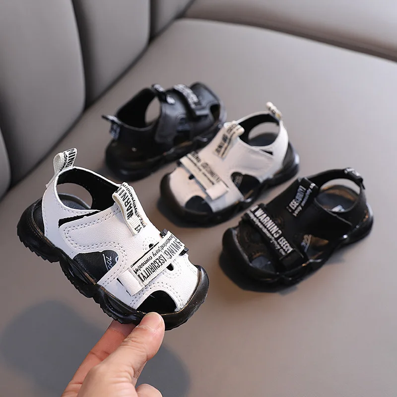 

2022 Baby Sandals Summer Anti Kicking Safety Shoes 0-3 Years Old 2 Preschool Children's Soft Soled Walking Toddler's Beach