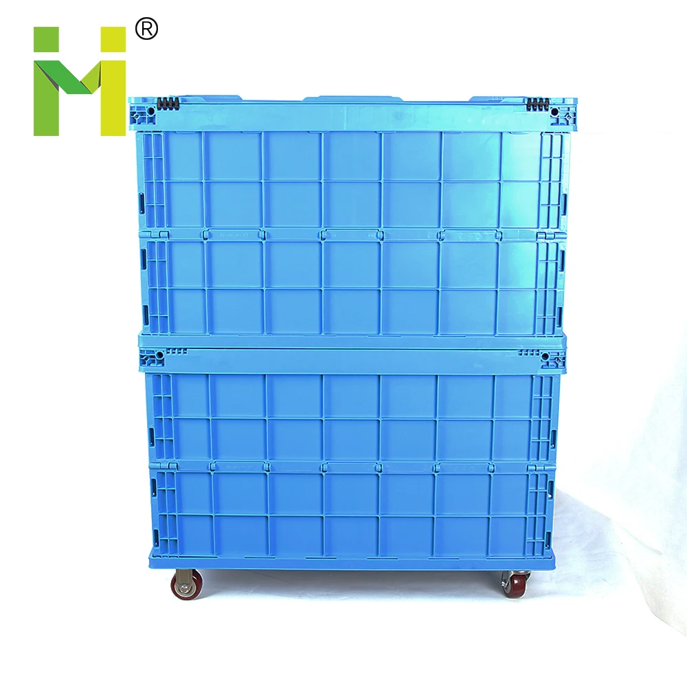 
plastic material heavy duty blue color big size wheelie plastic container with lid 