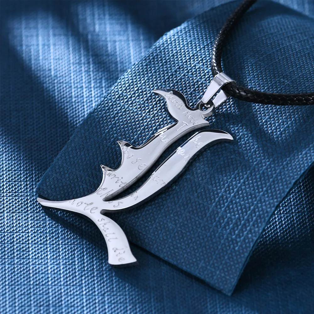 

Jewelry Accessories Anime Death Notes L Pendant Stainless steel necklace