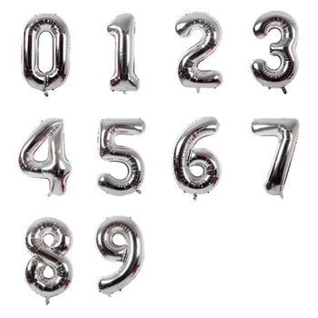 Cheap Number Foil Balloons For Decoration - Buy Number Foil Balloon ...