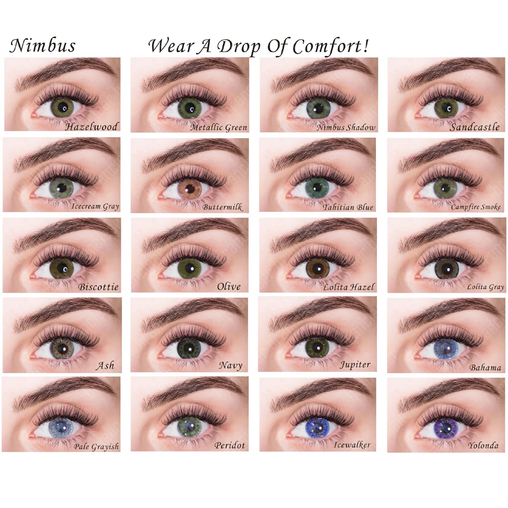 

Sensual Beauty color contact lens BRANCLEAR Color contact lenses 13 colors, 12 colors