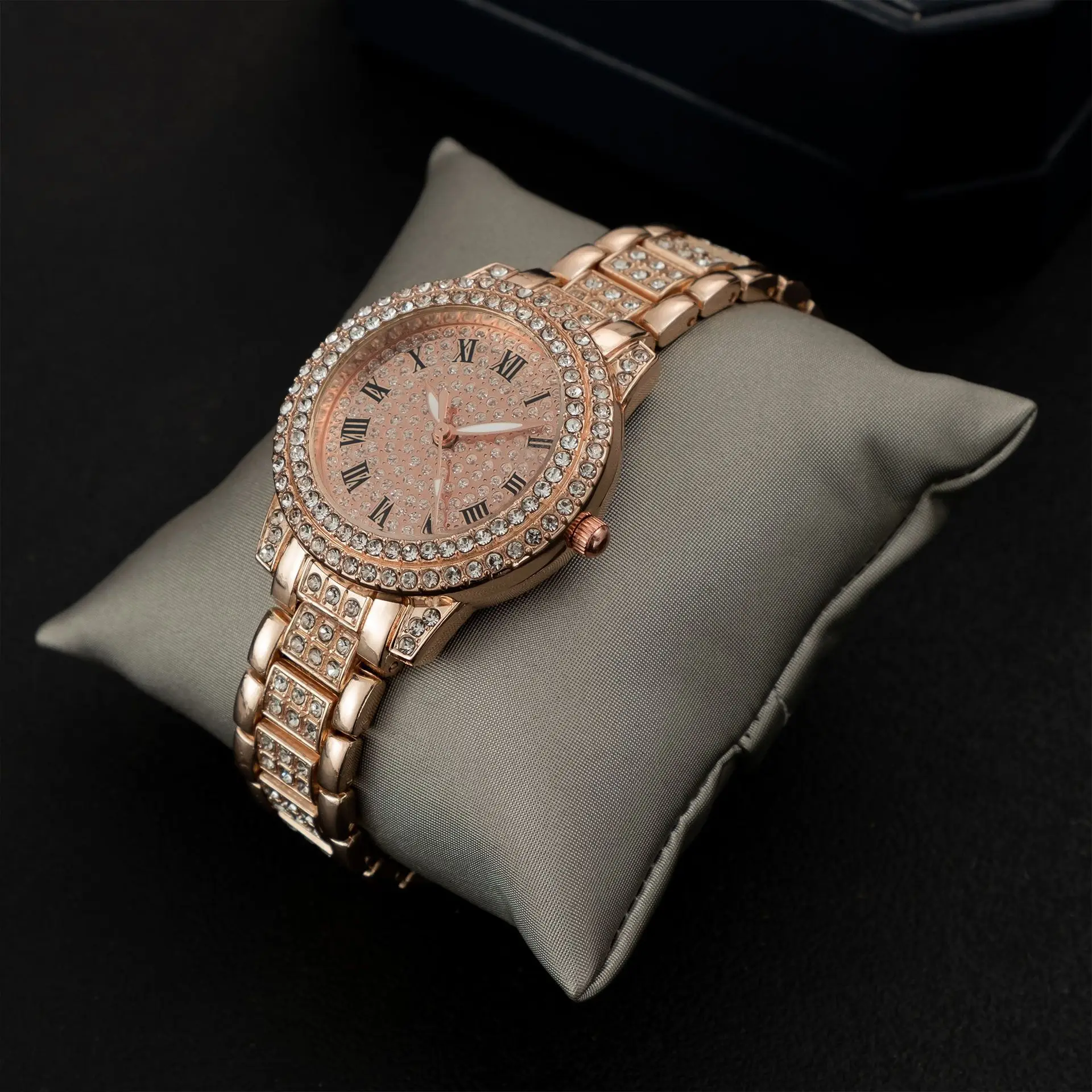 

Fashion Women Quartz Hiphop Lady Watches Bling Hip Hop Iced Out Diamonds Luxury Watches Women