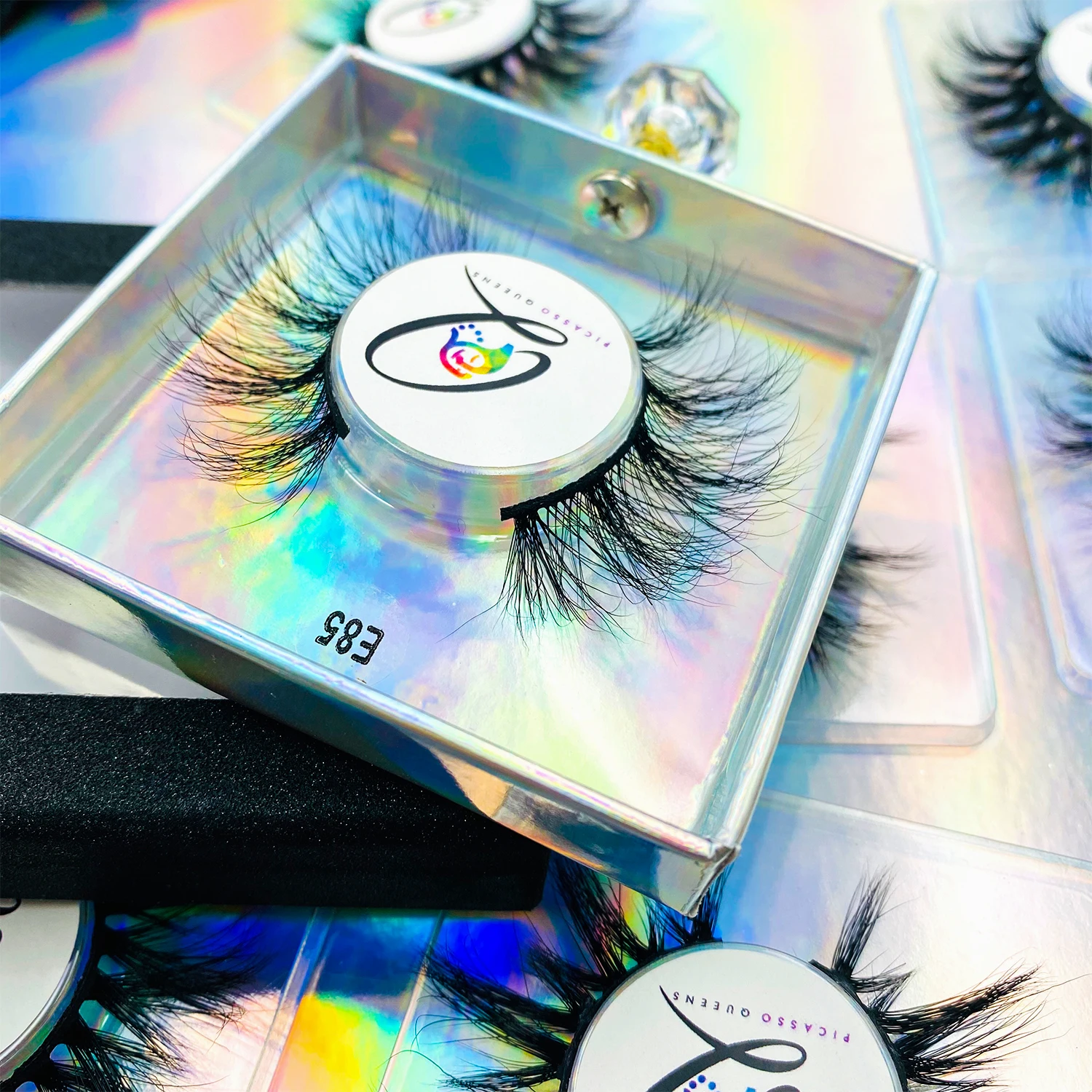 

Best Selling Lashes Mink Lashes3d 25mm Wholesale Eyelashes 3d Faux Mink