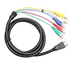 HDMI to RCA Cable Converter HDMI Male to 5 RCA AV Composite Male Connector Adapter Cable Cord Transmitter