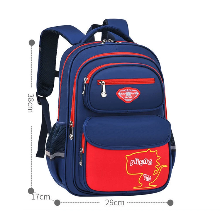 

New Arrival Light Weight Multi Colors School Back Pack Bags For Kids Girls And Boys Student, Blue, red, pink