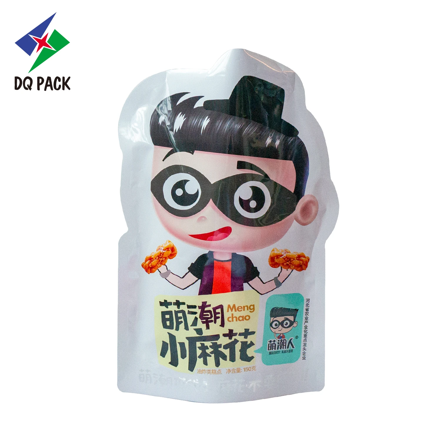 High qualtity DQ PACK plastic snack special shape plastic bag for food packaging food pouch
