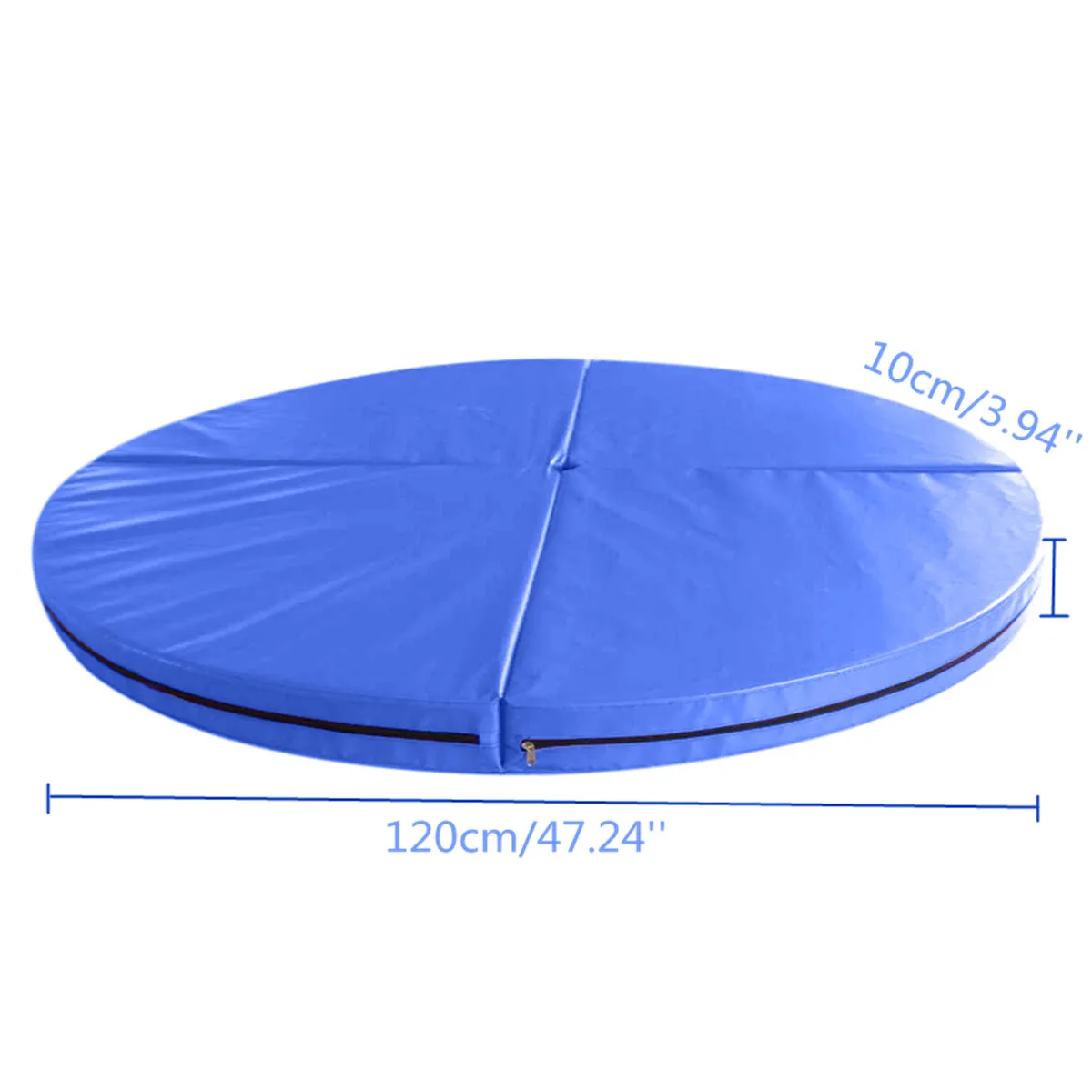 

Folding Pole Safety Yoga Mat 120X10cm Floor Home Gym Exercise Fitness Pad Portable Round Dance Mats Training Body Building