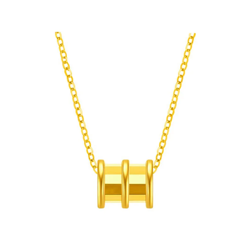 

Wholesale Custom Design Small pretty waist 5*5.6mm 0.1gram 18K 24k 3D Hard Pure Gold Pendants Jewelry