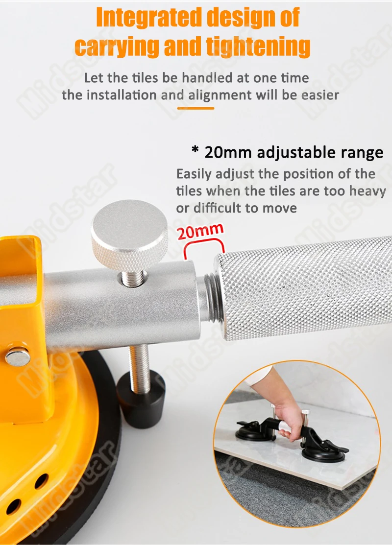150mm glass sucker plates glass suction tool aluminum alloy vacuum suction cups for glass