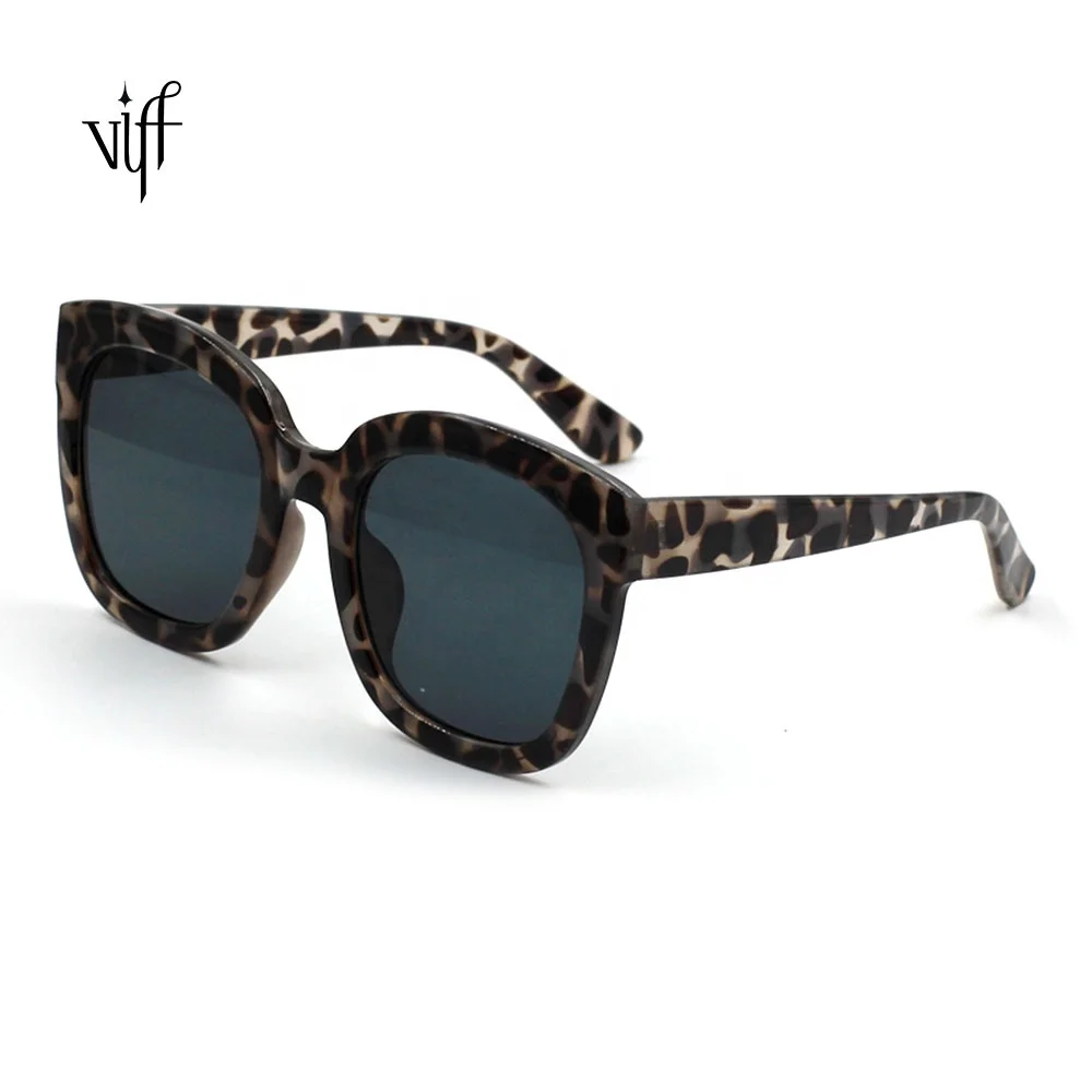 

VIFF Best Selling Retro Glasses HP17086 New Arrival European Style Night Visior Logo Printing Beach Big Suqare Sunglasses