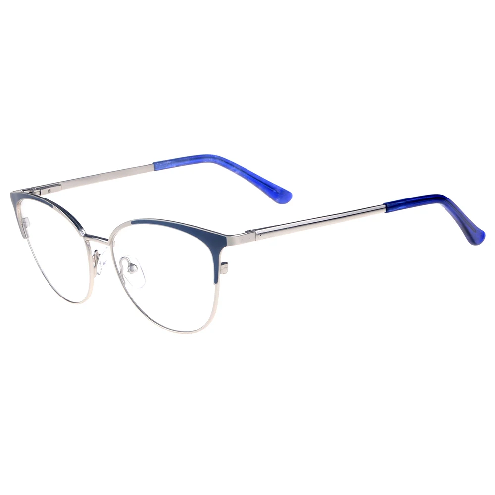 

Custom logo women acetate cat eye gold eyeglass frames