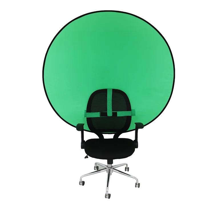 

750*750mm Portable studio green screen chair for vedio and chat
