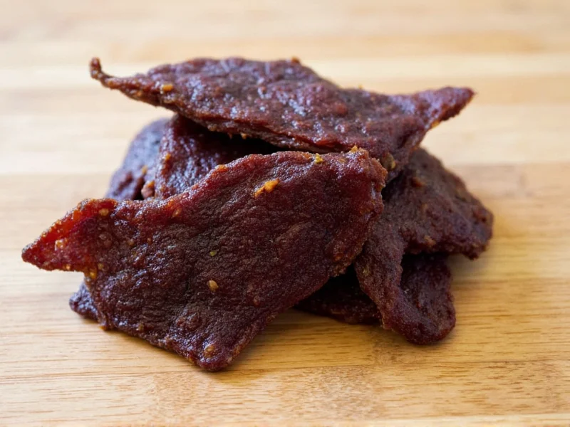 homemade beef jerky