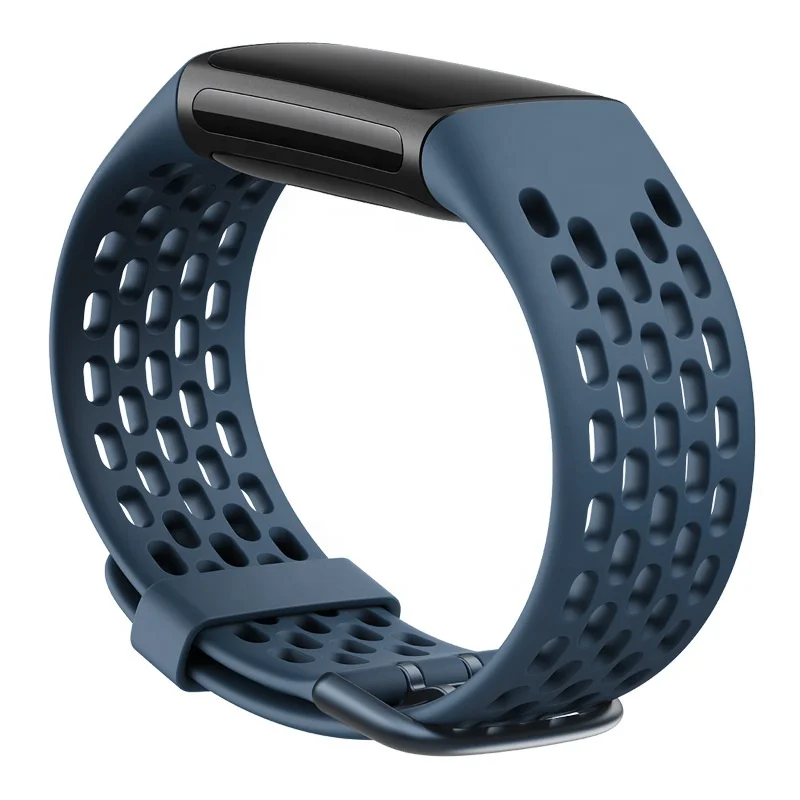 

2021 New 20 Colosrs Wristband Rubber Strap For Fitbit Charge 5 Sport Accessory Band Silicone Watchbands, 20 colors are available