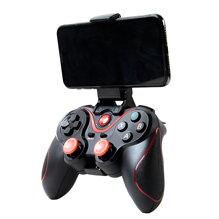 

Mobile Phone Universal 2.4g Wireless Game Gamepad Joystick For Android Tv Box Tablets Pc Game Controller, Black+red