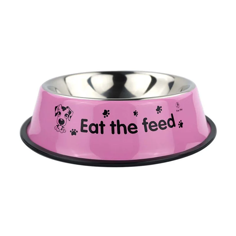 

Amazon Hot Selling Pet Products Multiple- Selection Colors and Sizes Manufacture Price Stainless Steel Dog Bowl Pet Feeder