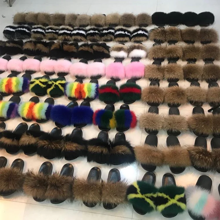 

Factory direct wholesale custom baby fur slides kids fur slides wholesale fur slides, Customized