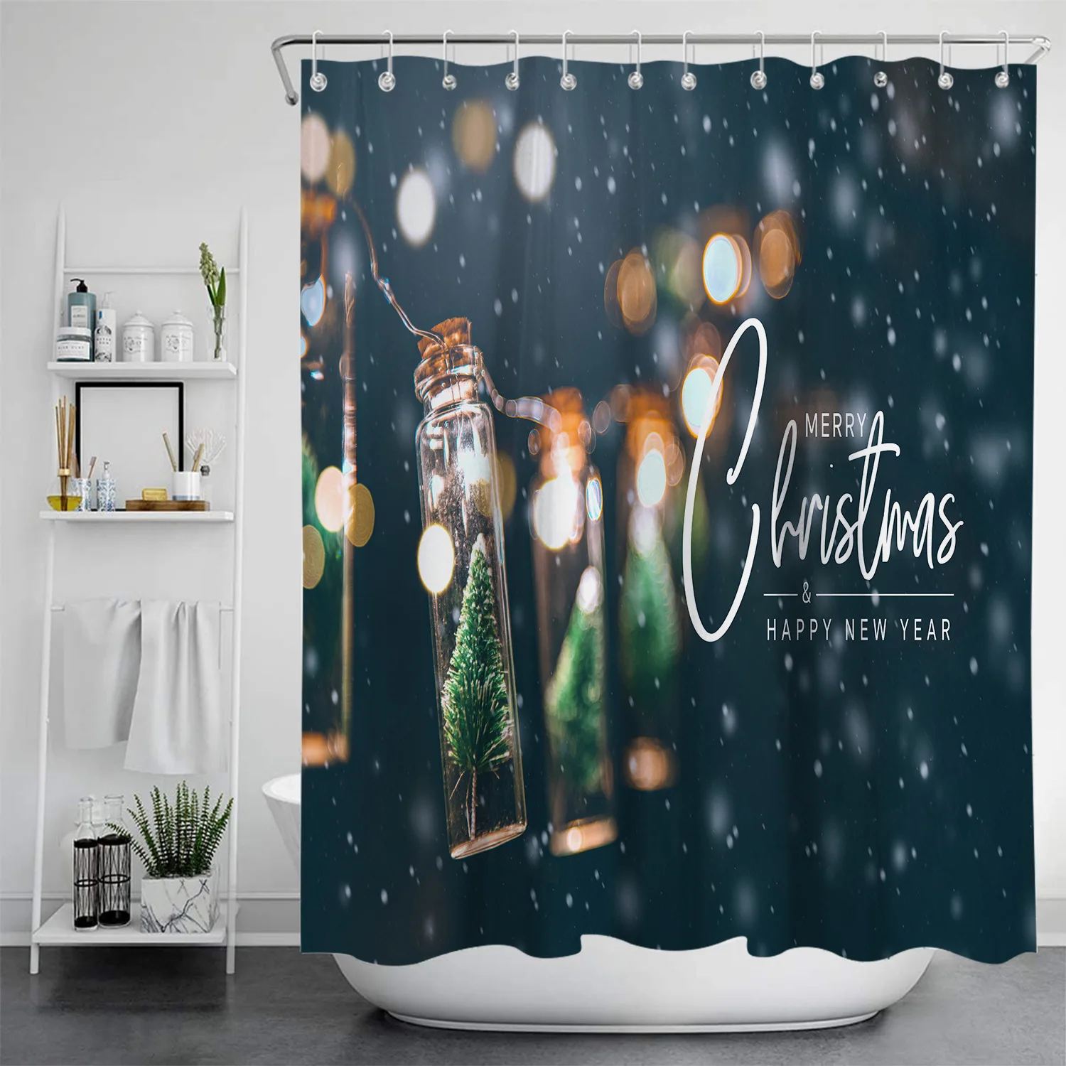 

Home use cheap newest bathroom shower curtains shower 3D custom printing bath shower curtain for living room, Customer's request bath curtain