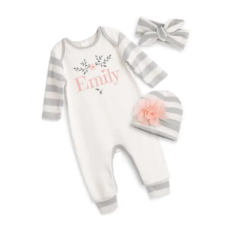 

Cute Cotton Stripe Personalized  Outfit, Picture